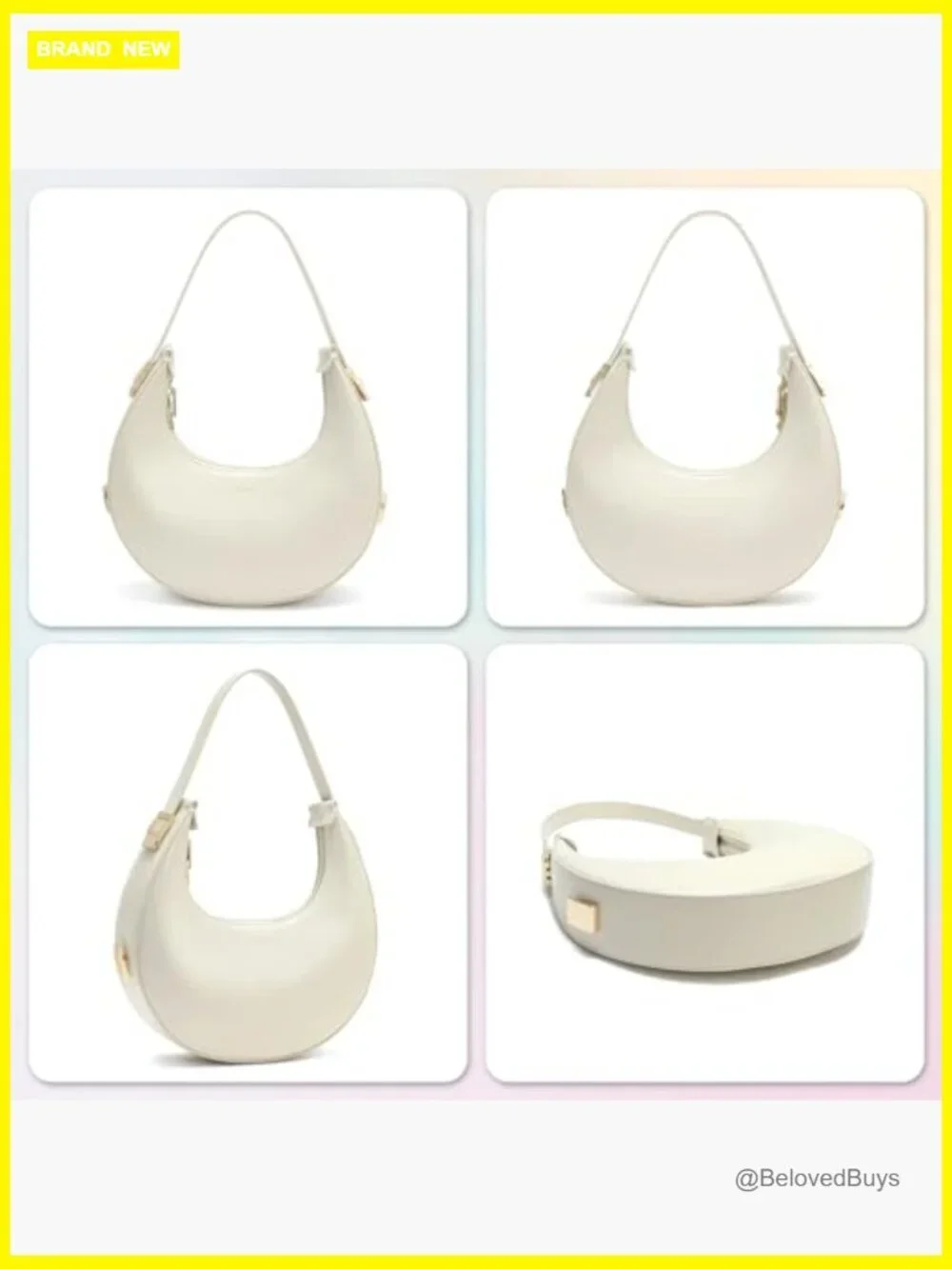 3 Way Adjustable Strap Hobo Handbag with Zipper Closure Large Capacity PU
